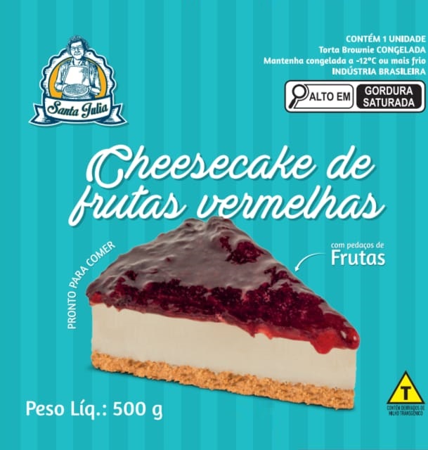 Torta Cheesecake Varejo Santa Julia